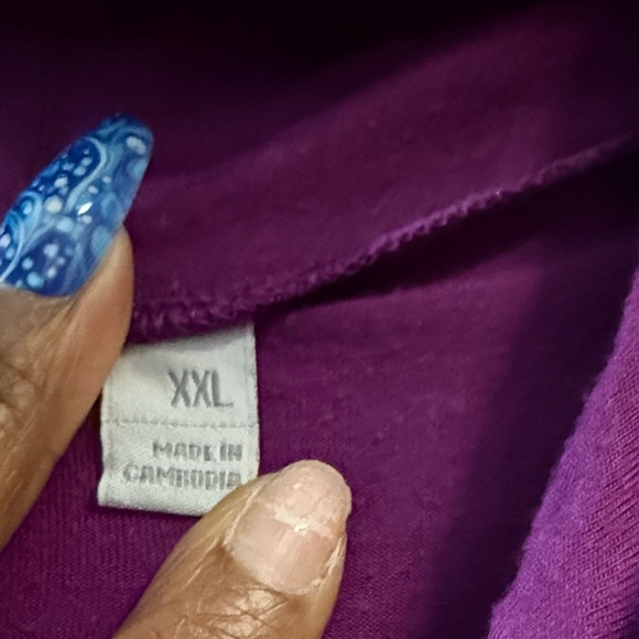 Old Navy Rich Purple Top - Picture 3 of 4